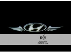 Проектор на бампер с логотипом Hyundai